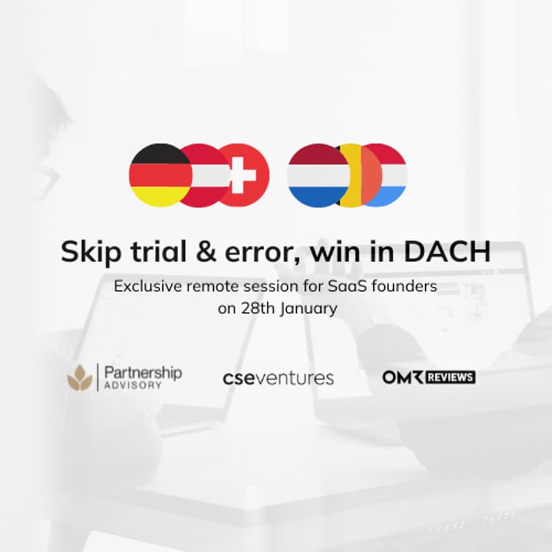 Cover Image for Skip trial & error, win in DACH | Exclusive session for SaaS founders