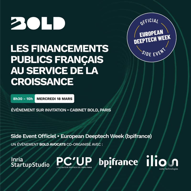 Cover Image for Les financements publics français au service de la croissance de votre entreprise • Side event officiel en partenariat avec bpifrance