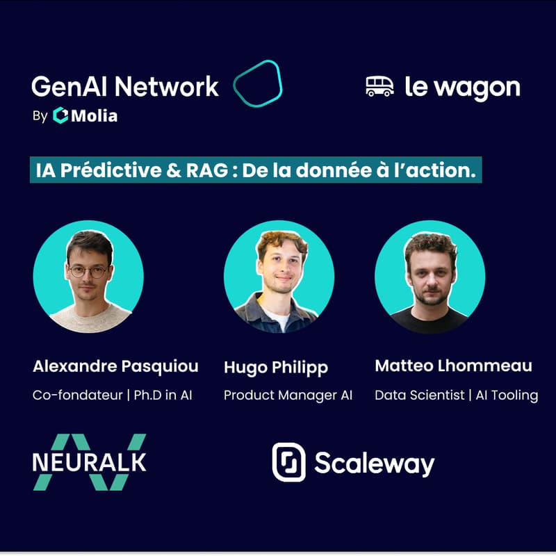 Cover Image for Meetup GAIN #12 | IA Prédictive & RAG : De la donnée à l’action.