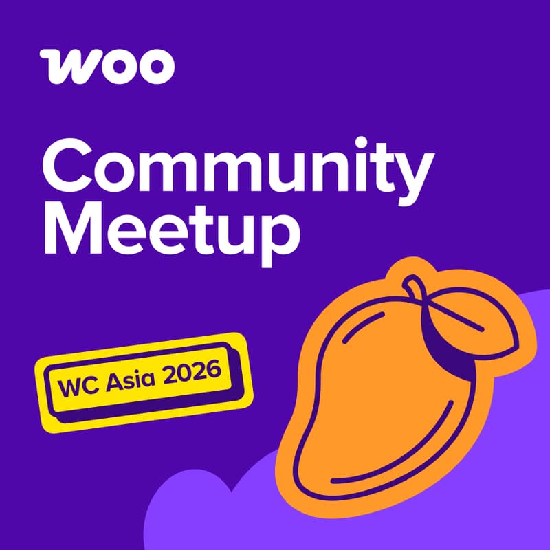 Cover Image for Woo Community Meetup WCAsia 2026