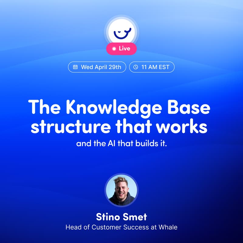 Cover Image for Live: The Knowledge Base structure that works, and the AI that builds it.