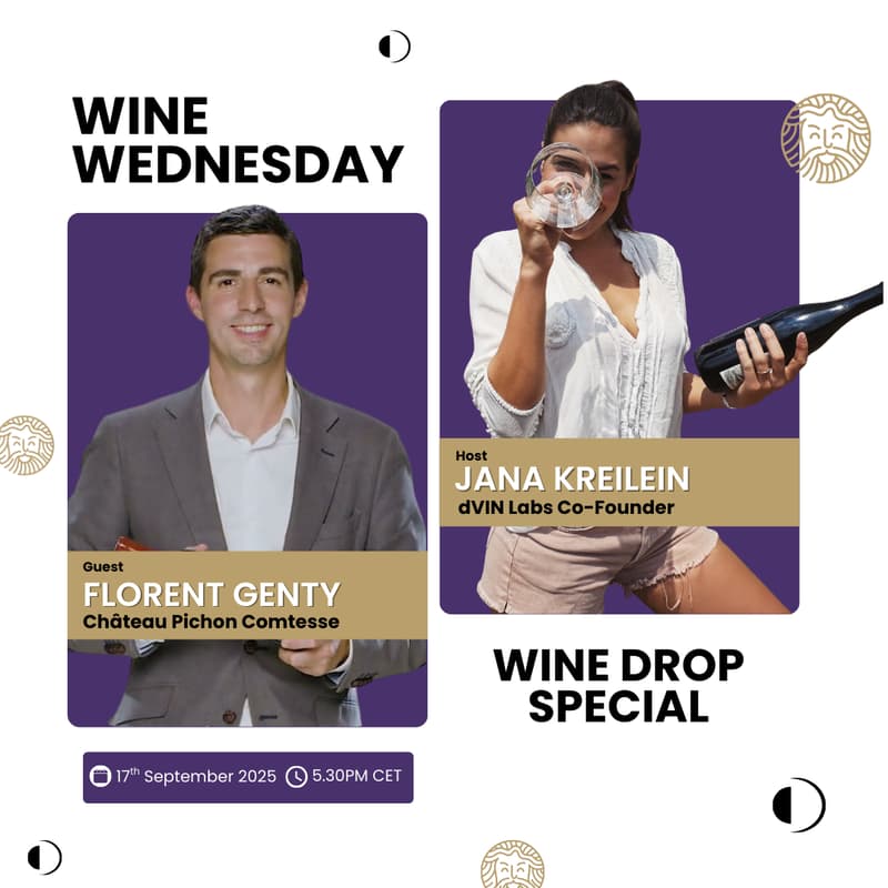 Cover Image for 🍷 Wine Wednesday – Château Pichon Comtesse with Florent Genty! 🍇