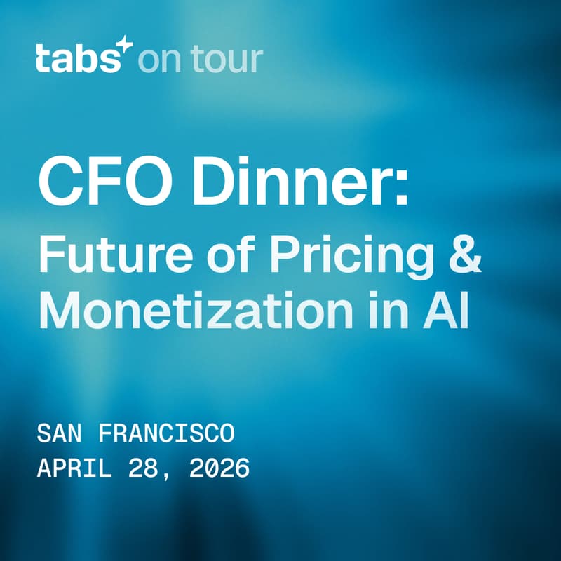 Cover Image for Tabs on Tour x SF | Future of Pricing in AI