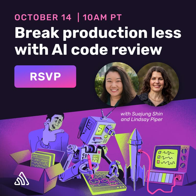 Cover Image for Break production less with AI code review