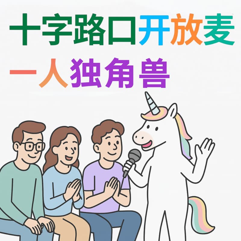 十字路口开放麦 · 一人独角兽 的封面图片