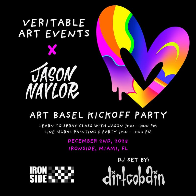 Cover Image for Jason Naylor x Veritable Art Events Art Basel Kick Off