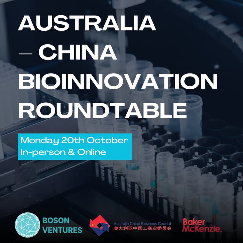 Cover Image for Australia China Bioinnovation Roundtable 2025