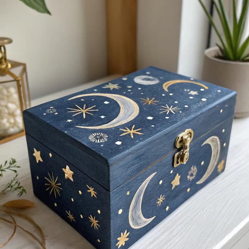 Cover Image for Sip & Paint Miniature Furniture Series - Trinket Boxes + Charm Bracelet