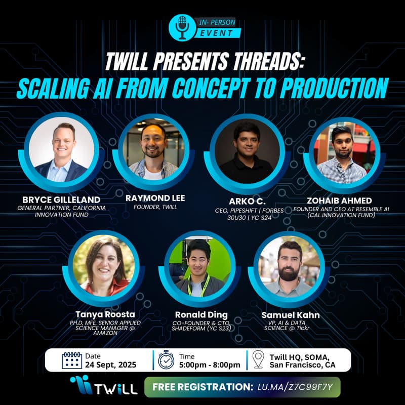 Cover Image for Twill Presents Threads: Scaling AI from Concept to Production for Operators and Investors