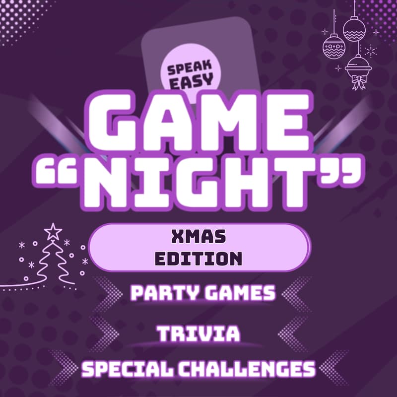 Cover Image for SpeakEasy π - Game Night 🎄