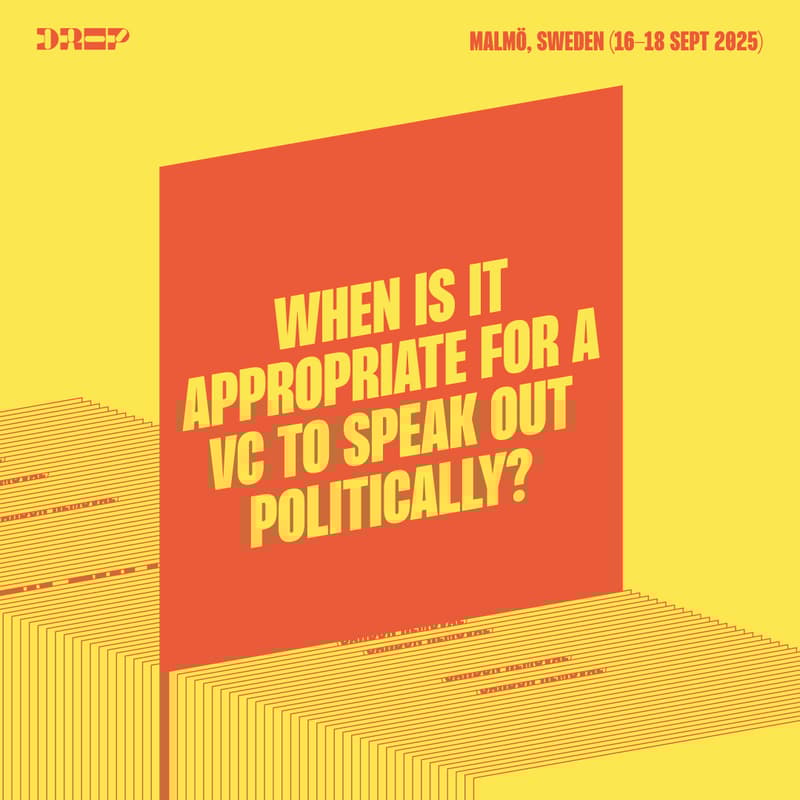 Cover Image for When is it appropriate for a VC to speak out politically?