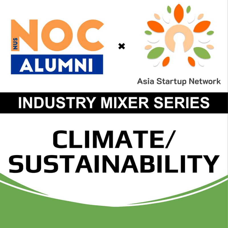 Cover Image for Industry Mixer - Climate/Sustainability by #NOCAlumni #ASN