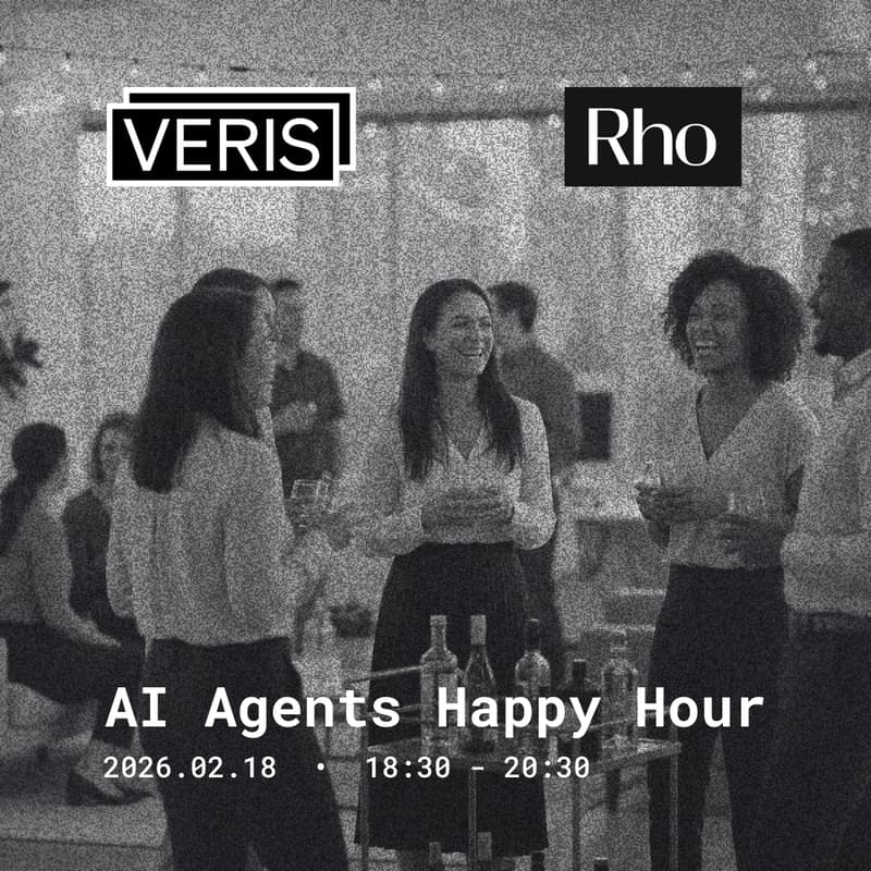 Cover Image for AI Agents Happy Hour by Rho & Veris AI
