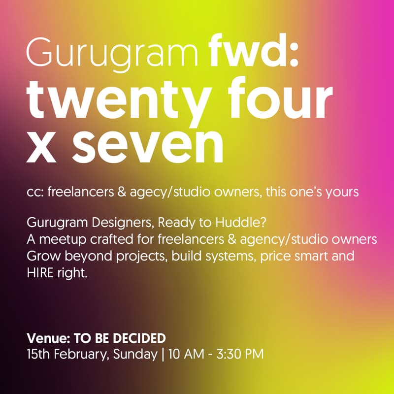 Cover Image for Gurugram fwd: twenty four x seven