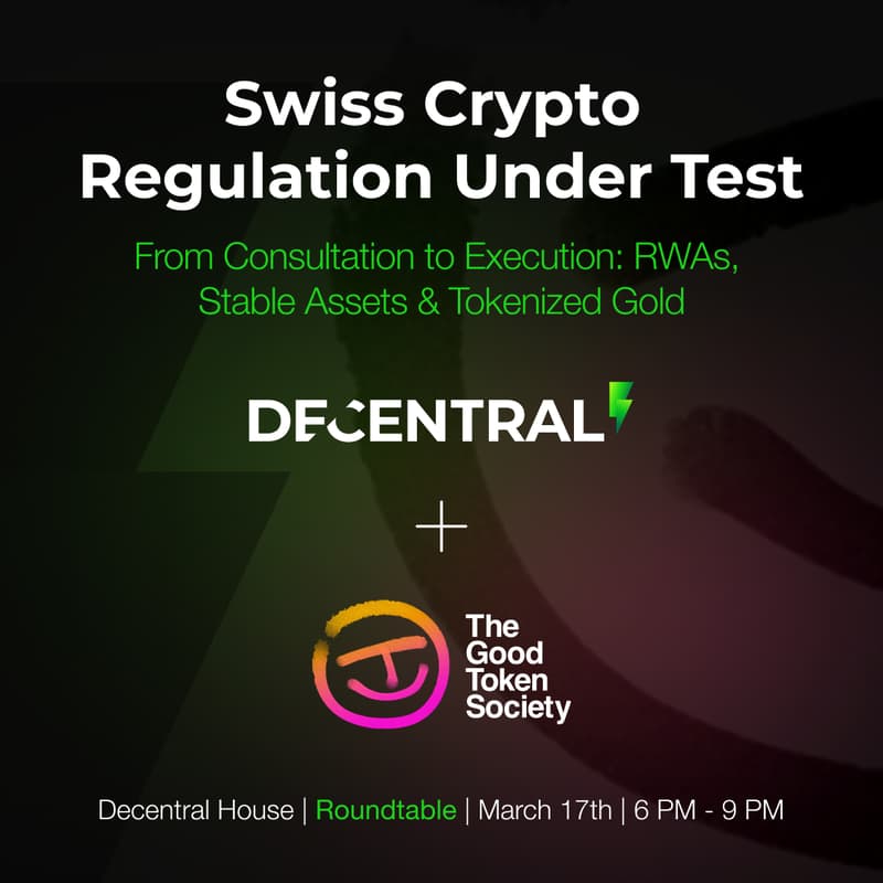 Cover Image for Swiss Crypto Regulation Under Test - Roundtable