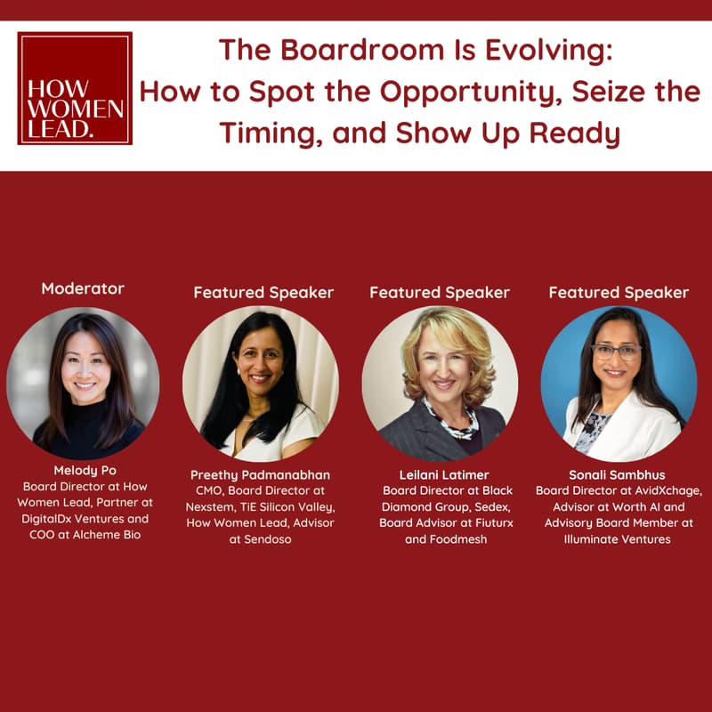 Cover Image for The Boardroom Is Evolving: How to Spot the Opportunity, Seize the Timing, and Show Up Ready