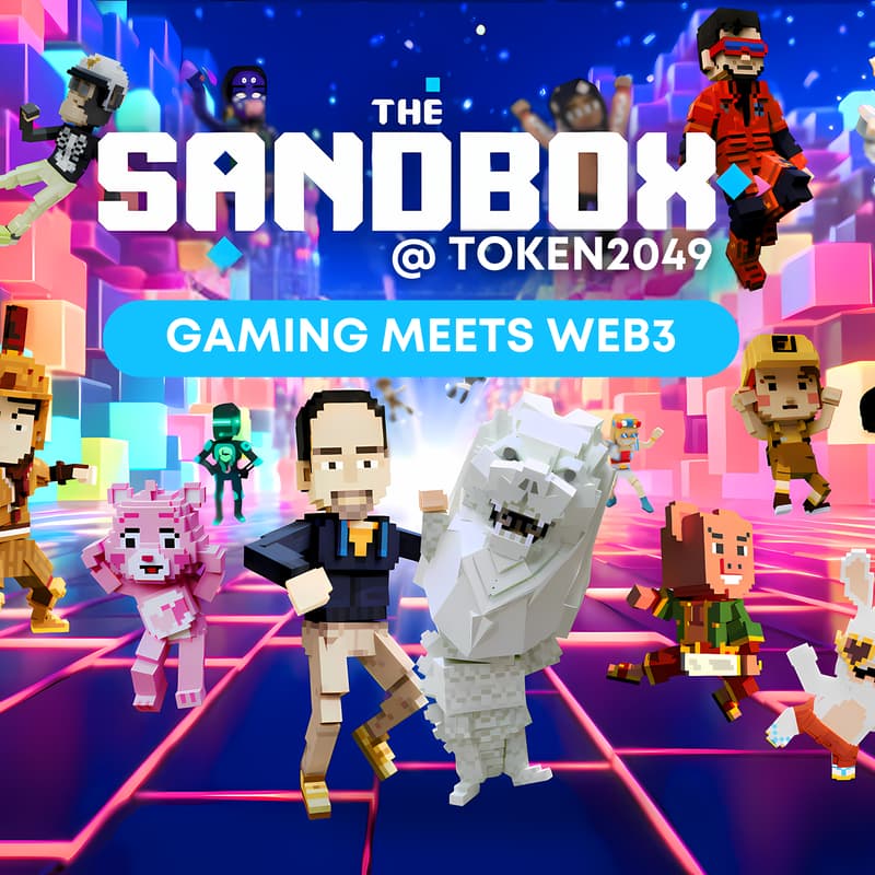 Cover Image for THE SANDBOX @ TOKEN2049 | Gaming meets Web3