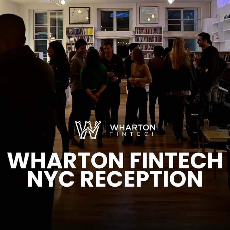 Cover Image for Wharton FinTech NYC Reception