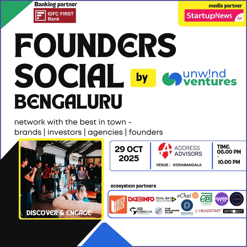 Cover Image for Founders Social Bengaluru