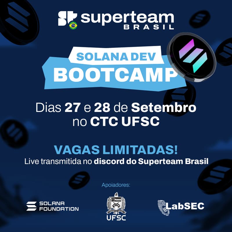 Cover Image for Solana Tech Bootcamp (Hybrid) @ UFSC