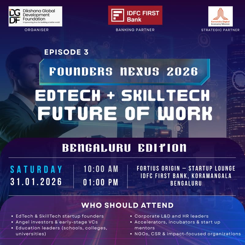 Cover Image for EdTech + SkillTech Future of Work FOUNDERS NEXUS (Episode 3)