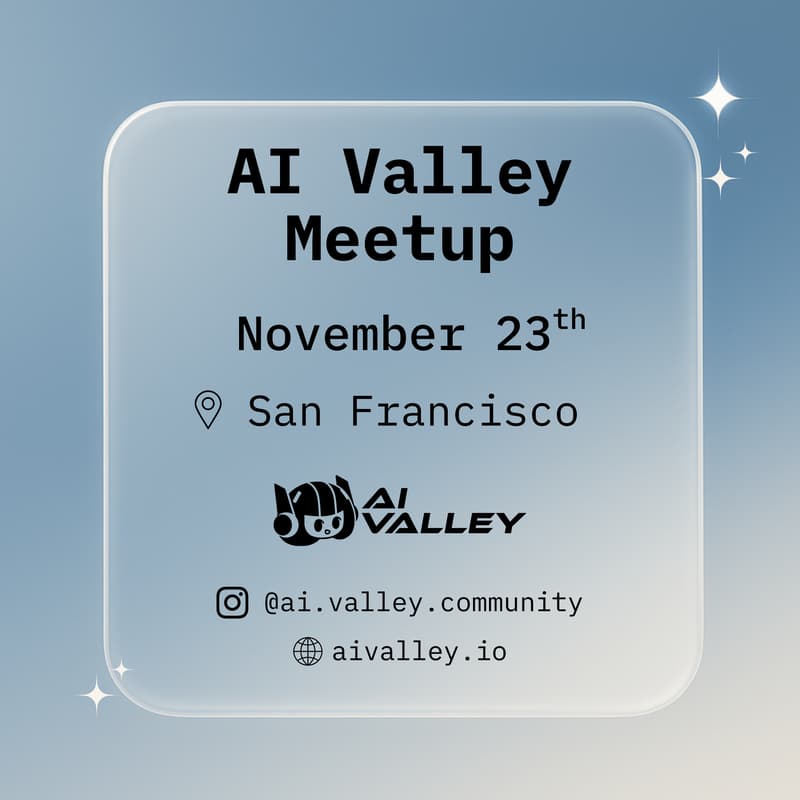 Cover Image for 🌤 AI Valley Sunday Social