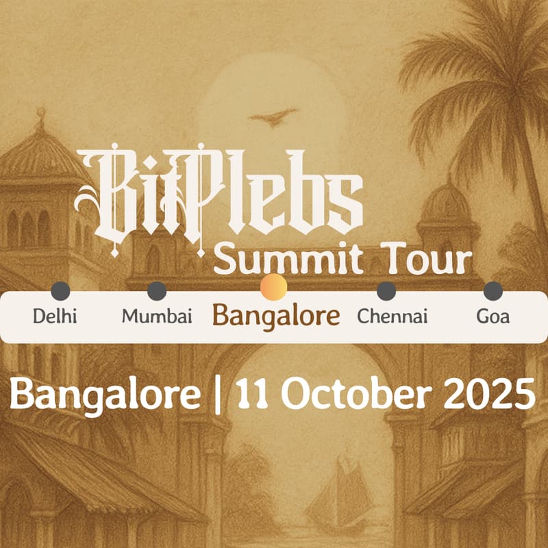 Cover Image for Bitplebs Tour - Bangalore | Culture Bridge for Communities | 11 October