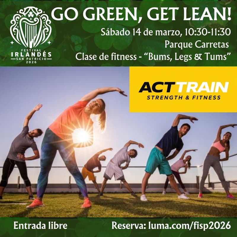 Cover Image for Go Green, Get Lean! Clase de fitness