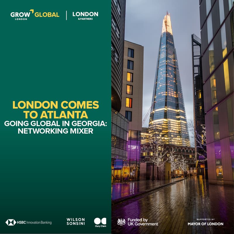 Cover Image for Atlanta: come meet London’s Best Tech Companies for an evening of Transatlantic Tech Collaboration