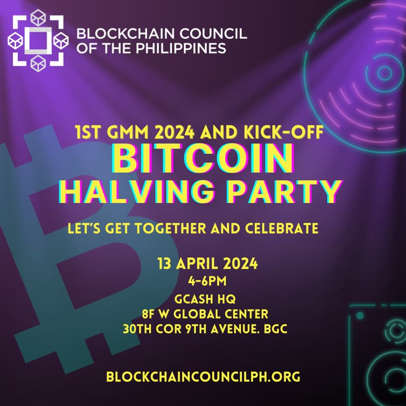 Cover Image for BCP's 1st GMM and Kick-off (Bitcoin Halving Party)