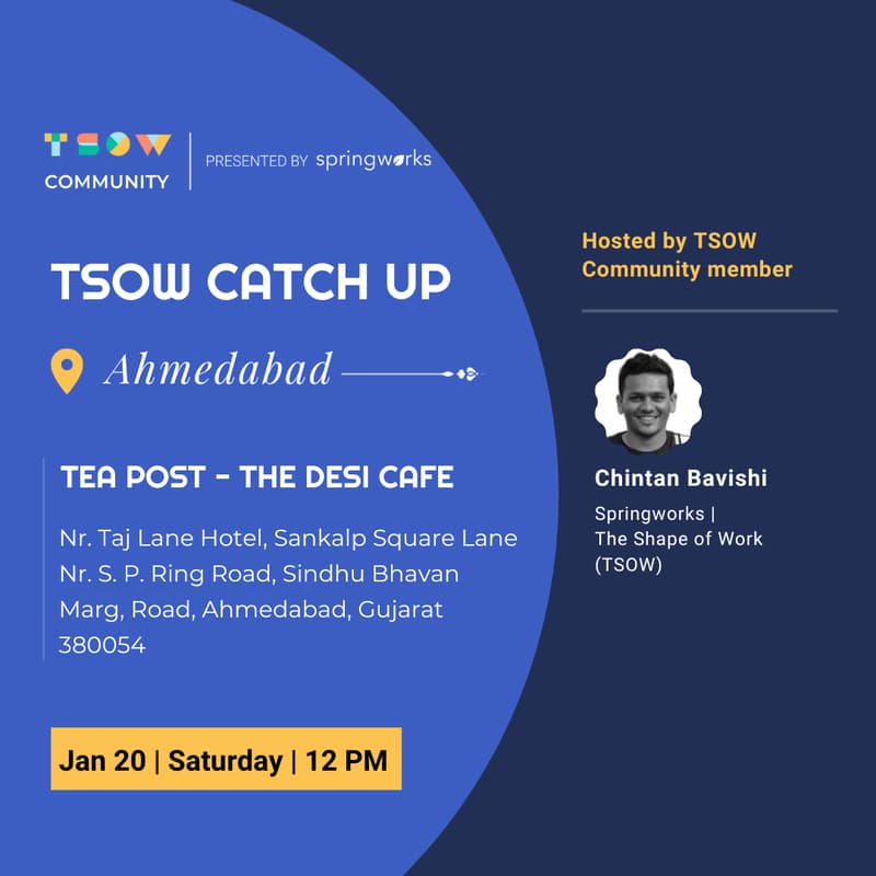Cover Image for TSOW Catchup in Ahmedabad