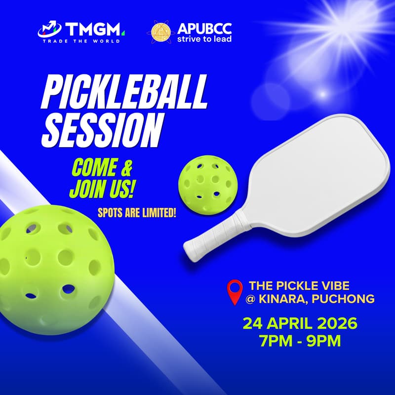Cover Image for TMGM X APUBCC Pickleball Session 🏓✨