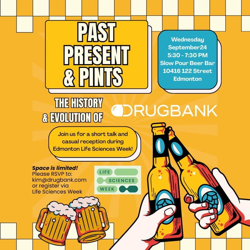 Cover Image for Past, Present & Pints: The History & Evolution of DrugBank