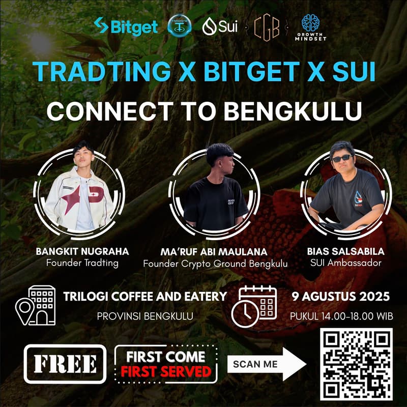 Cover Image for TRADTING X BITGET X SUI CONNECT TO BENGKULU