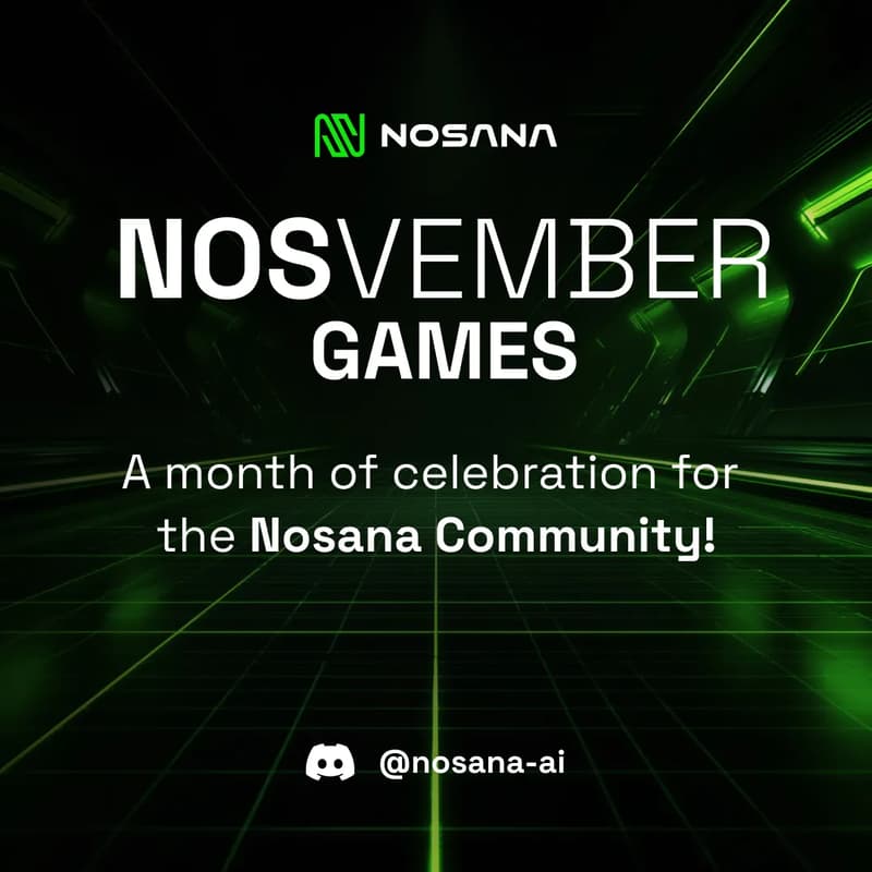 Cover Image for Nosvember 2025 — A Month for the Nosana Community