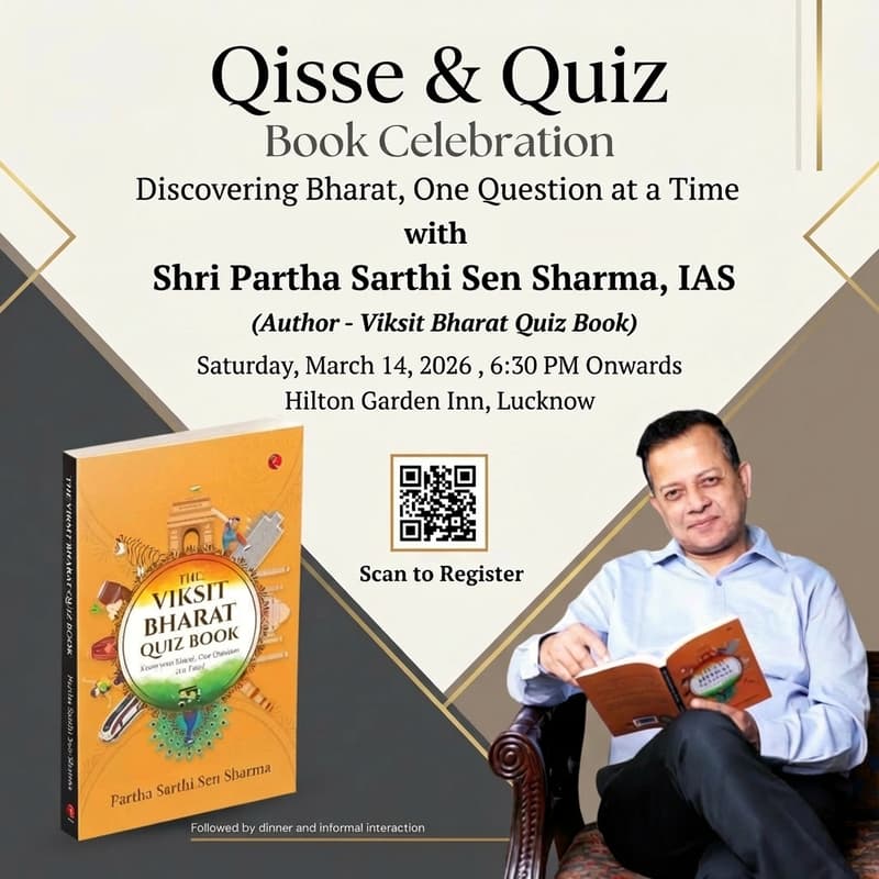 Cover Image for Qisse & Quiz with Partha Sarthi Sen Sharma, IAS & Author