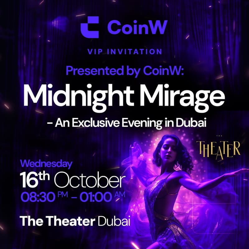 Cover Image for Presented by CoinW: Midnight Mirage - An Exclusive Evening in Dubai