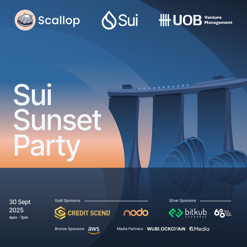 Cover Image for Sui Sunset Party @ TOKEN2049