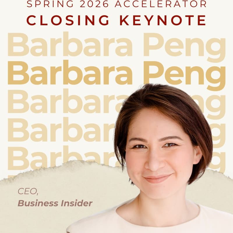 Cover Image for Lunar Accel 2026 Closing Keynote: Barbara Peng (CEO, Business Insider)