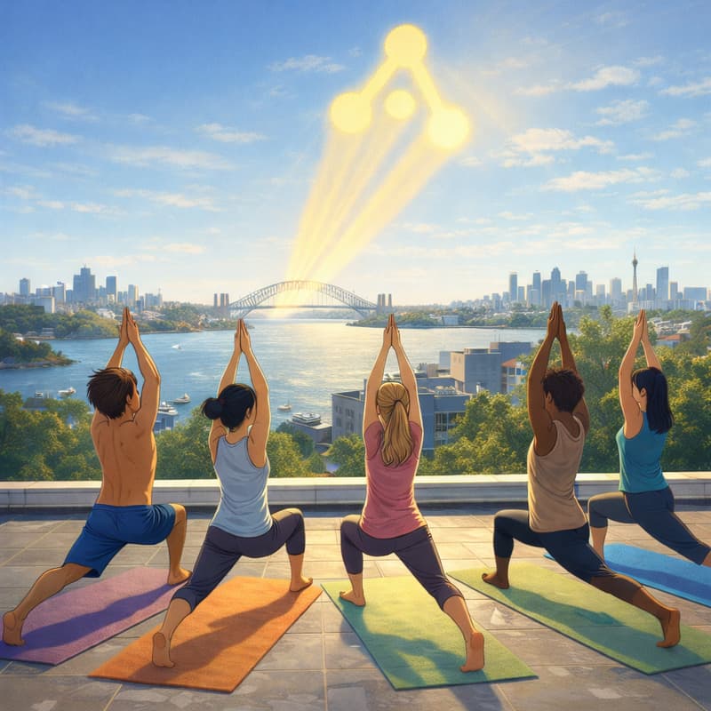 Cover Image for rooftop yoga & sauna 🌊