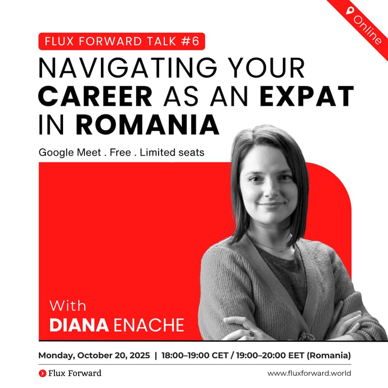 Cover Image for Flux Forward Talk #6: Navigating Your Career as an Expat in Romania