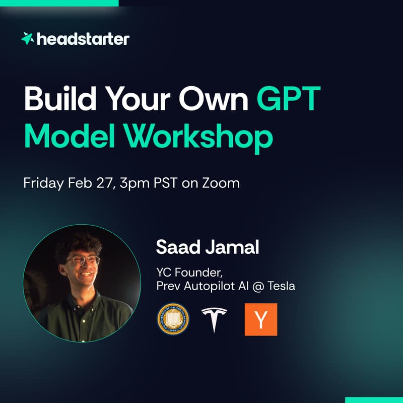 Cover Image for Build Your Own GPT Model Workshop by Saad Jamal