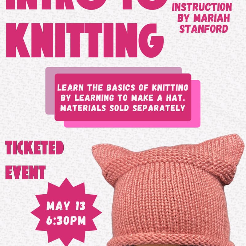 Cover Image for Intro to Knitting