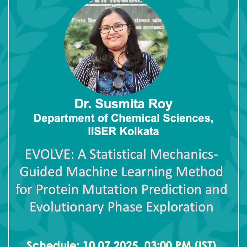Cover Image for SMCB Seminar Series: Dr. Susmita Roy