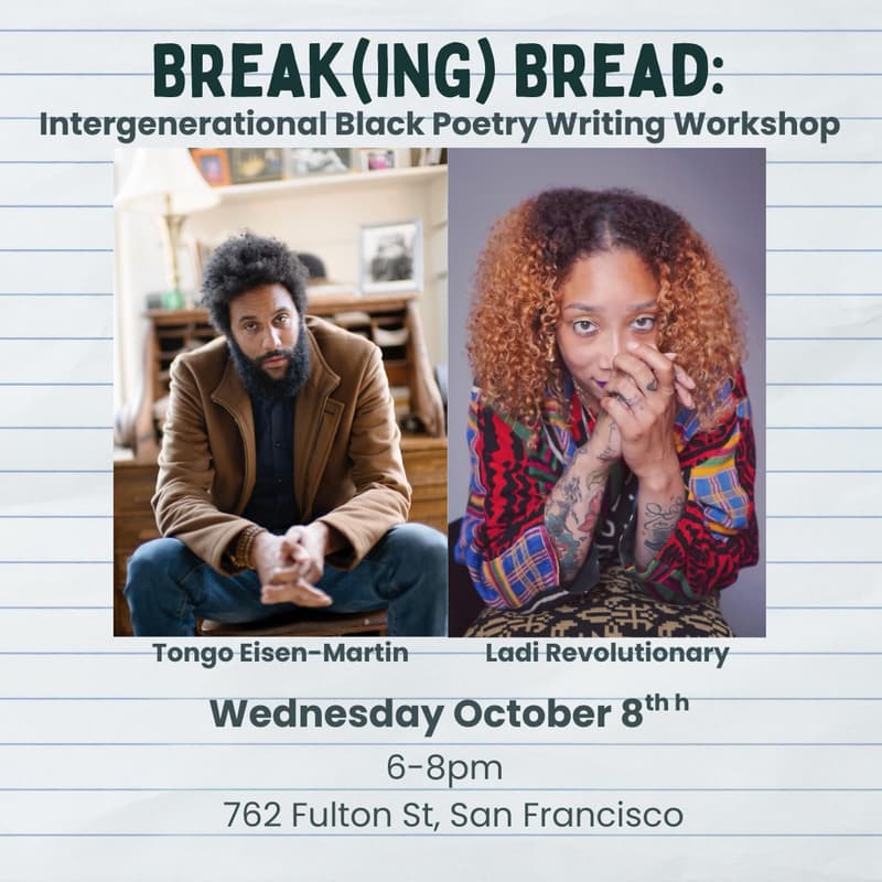 Cover Image for Break(ing) Bread: Intergenerational Black Poetry Writing Workshop