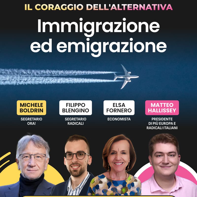 Immagine di copertina per Il Coraggio dell'Alternativa - Immigrazione ed emigrazione