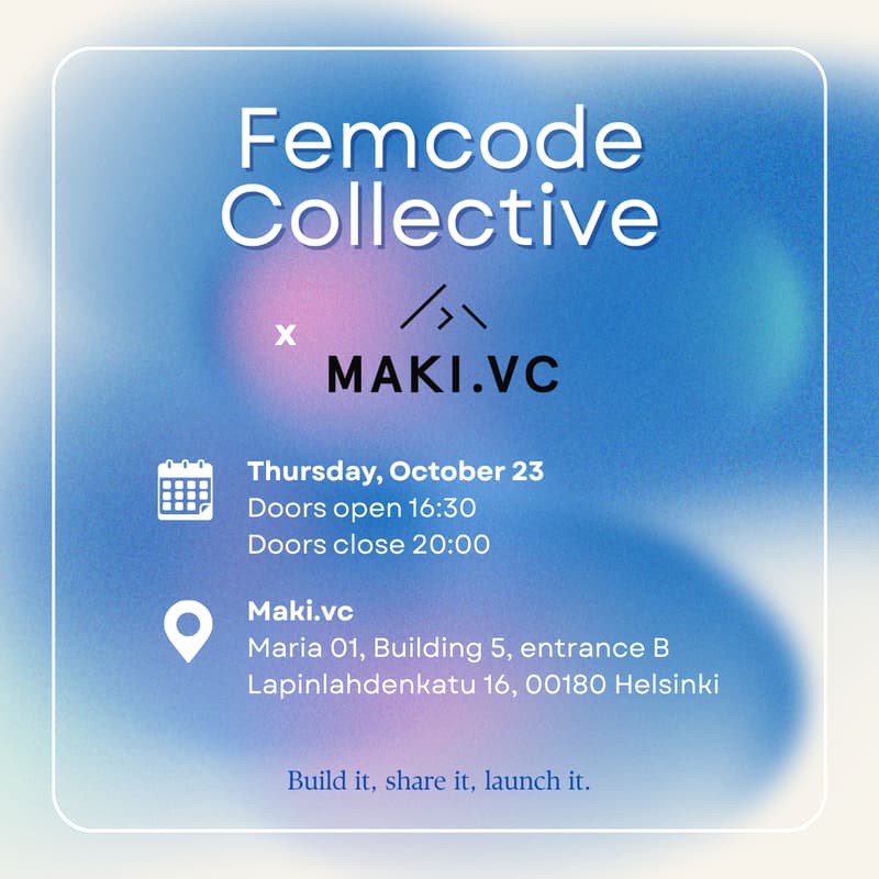 Cover Image for Femcode Collective x Maki.vc: Vibe coding builder night