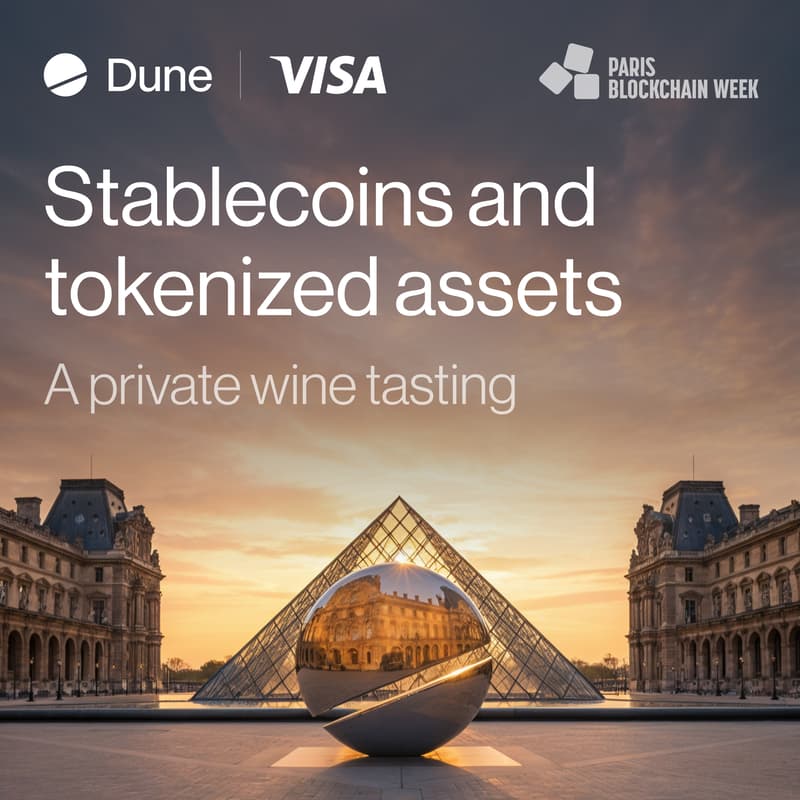 Cover Image for Stablecoins & Tokenized Assets: A Private Wine Tasting by Dune & Visa