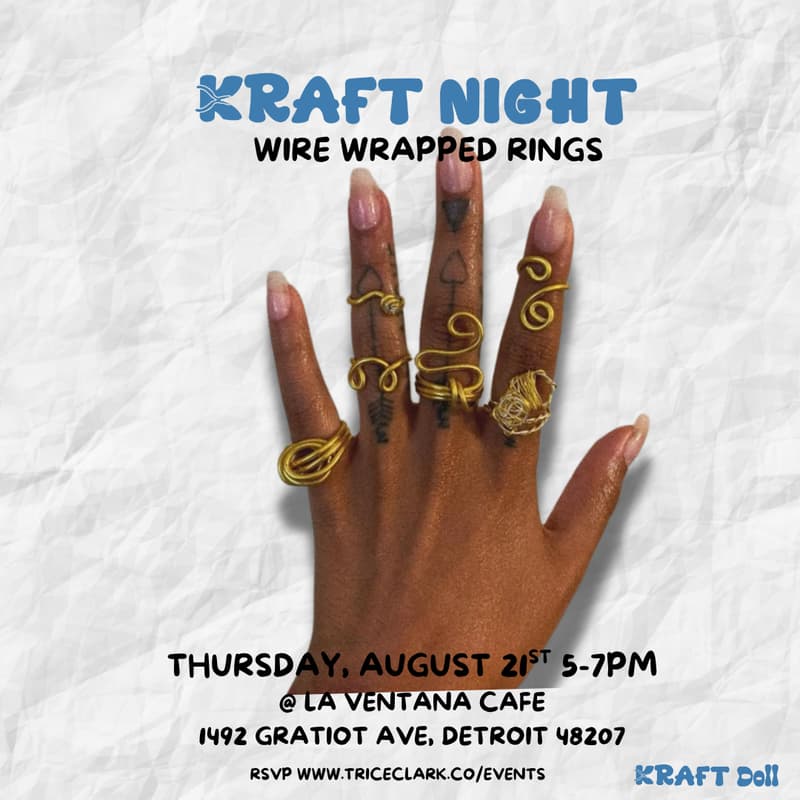 Cover Image for Kraft Night: Wire Wrapped Rings
