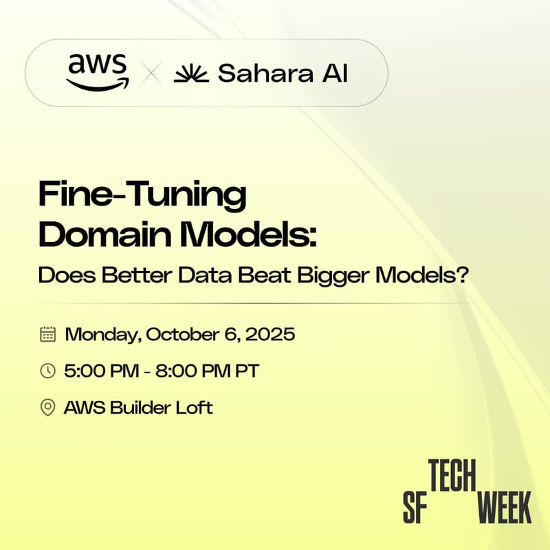 Cover Image for Fine-Tuning Domain Models: Does Better Data Beat Bigger Models? – #SFTW